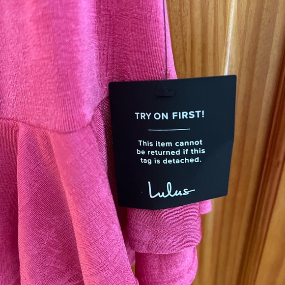 Lulus Ready To Be Retro Hot Pink Halter Skort Jumper - Picture 5 of 8